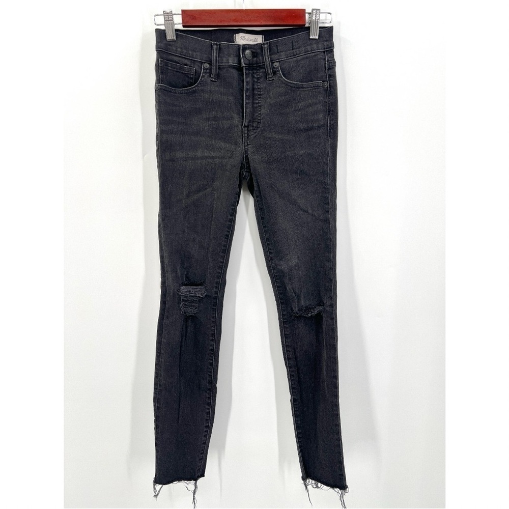 MADEWELL Woman's Black 9" High Rise Skinny Jeans Size 26